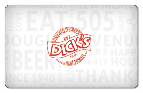 dicks red circle logo on a background of watermarked text